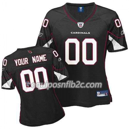 Camiseta Mujer NFL Arizona Cardinals Personalizar Negro 